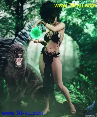 3D打印模型Blanchette for Genesis 8 Female的图片