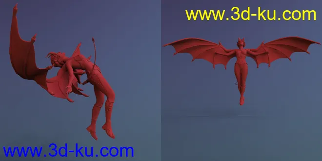 Blasphemy - Poses and Props for Genesis 8 and Infernal Wings模型的图片7