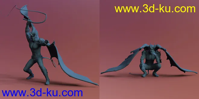 Blasphemy - Poses and Props for Genesis 8 and Infernal Wings模型的图片8