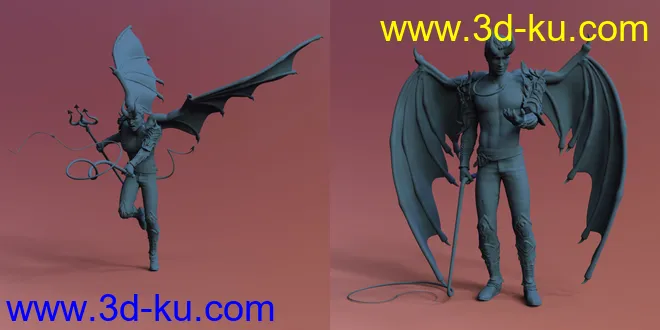 Blasphemy - Poses and Props for Genesis 8 and Infernal Wings模型的图片9