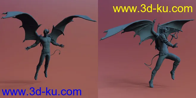 Blasphemy - Poses and Props for Genesis 8 and Infernal Wings模型的图片11