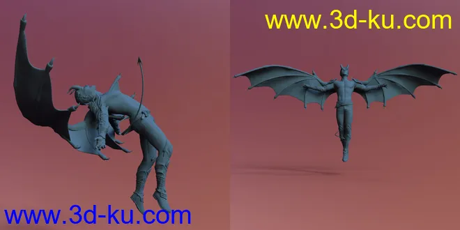 Blasphemy - Poses and Props for Genesis 8 and Infernal Wings模型的图片12