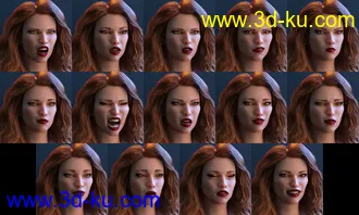 3D打印模型Blasphemy - Poses and Props for Genesis 8 and Infernal Wings的图片