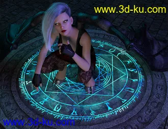 3D打印模型Blasphemy - Poses and Props for Genesis 8 and Infernal Wings的图片