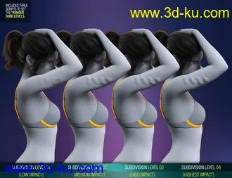 3D打印模型Body Bruises Morphs for Genesis 8 Female(s)的图片