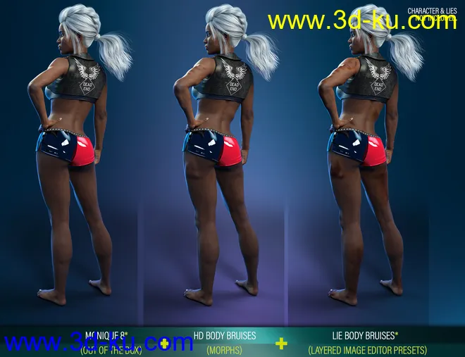 Body Bruises Morphs for Genesis 8 Female(s)模型的图片12