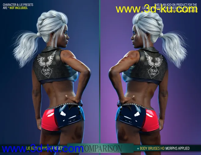 Body Bruises Morphs for Genesis 8 Female(s)模型的图片13