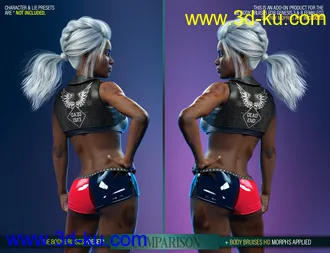 3D打印模型Body Bruises Morphs for Genesis 8 Female(s)的图片