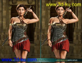 3D打印模型Body Bruises Morphs for Genesis 8 Female(s)的图片