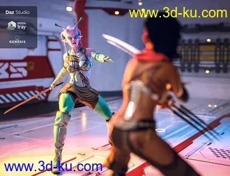 3D打印模型Body Wounds HD Morphs for Genesis 8 Female(s)的图片