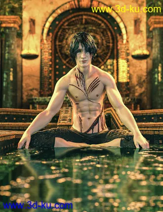 3D打印模型Body Wounds HD Morphs for Genesis 8 Male(s)的图片