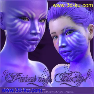 3D打印模型Bodypaint for Genesis 8 Female的图片