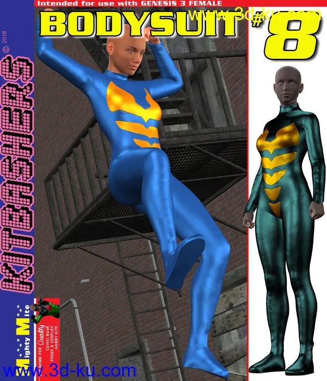 Bodysuit 008 MMKBG3F模型的图片1