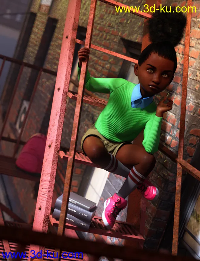 Book Smart Outfit for Genesis 8 Female(s)模型的图片2