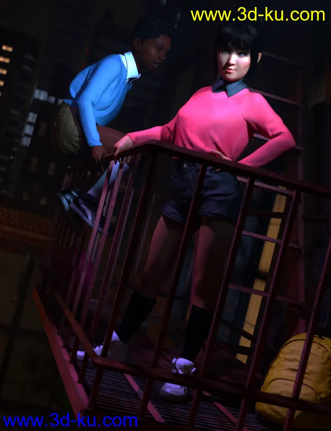 Book Smart Outfit for Genesis 8 Female(s)模型的图片3