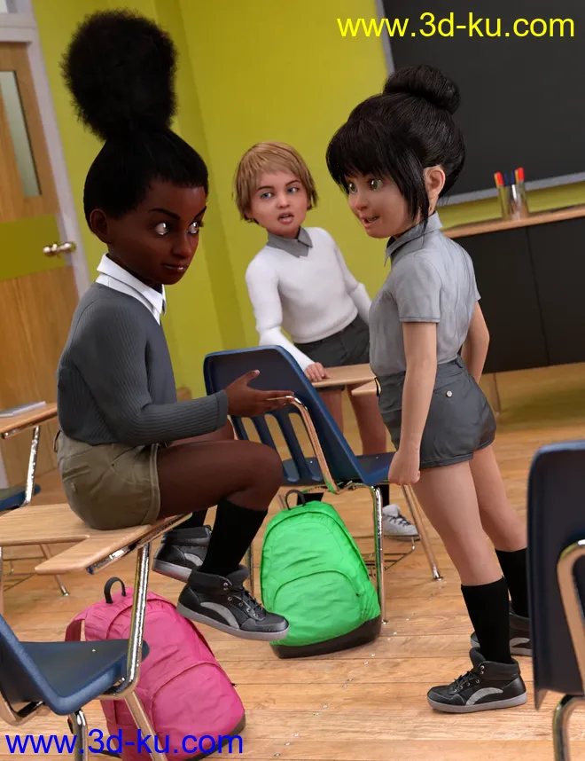 Book Smart Outfit for Genesis 8 Female(s)模型的图片4