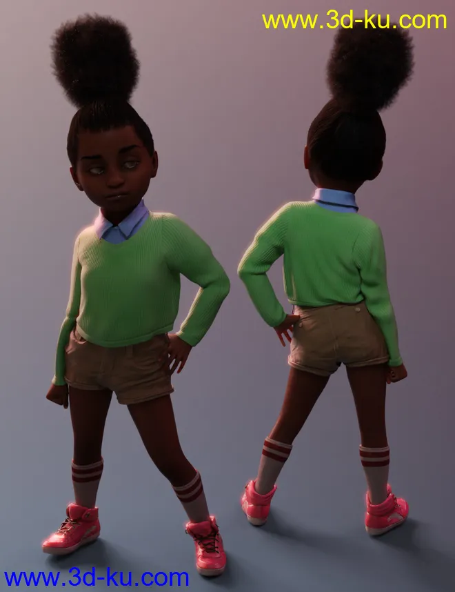 Book Smart Outfit for Genesis 8 Female(s)模型的图片5