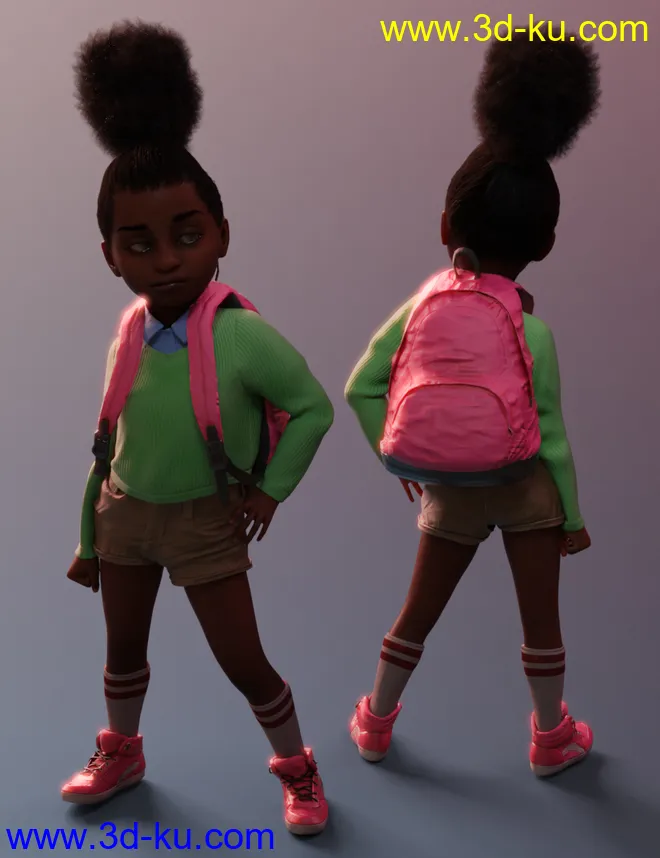 Book Smart Outfit for Genesis 8 Female(s)模型的图片6