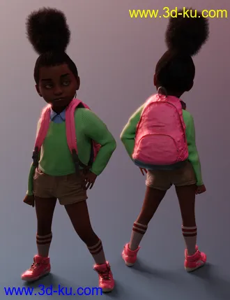 3D打印模型Book Smart Outfit for Genesis 8 Female(s)的图片