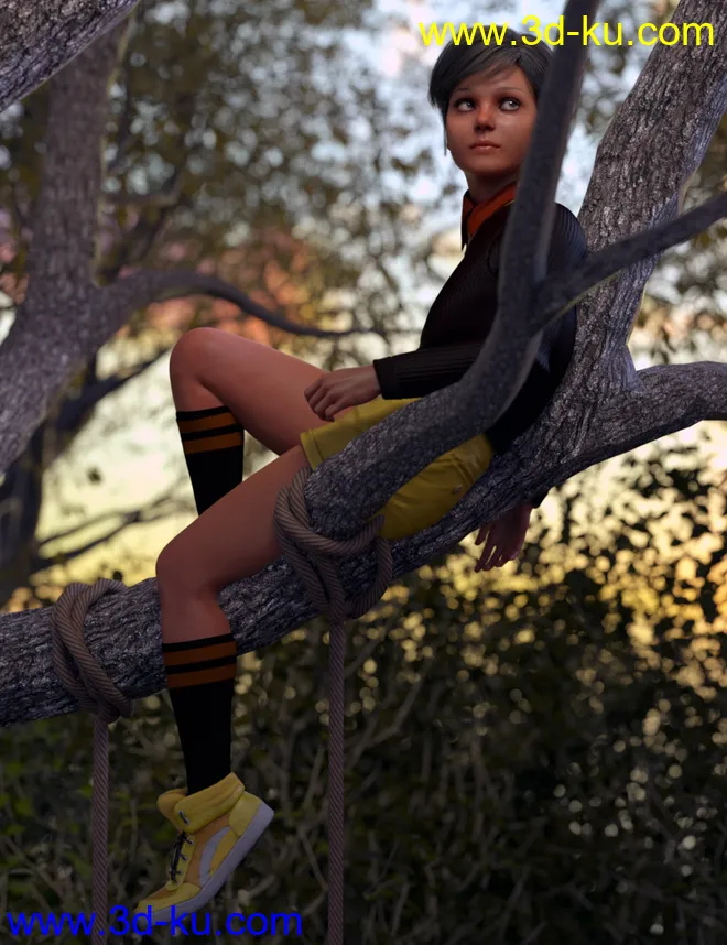 Book Smart Outfit for Genesis 8 Female(s)模型的图片7