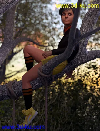 3D打印模型Book Smart Outfit for Genesis 8 Female(s)的图片