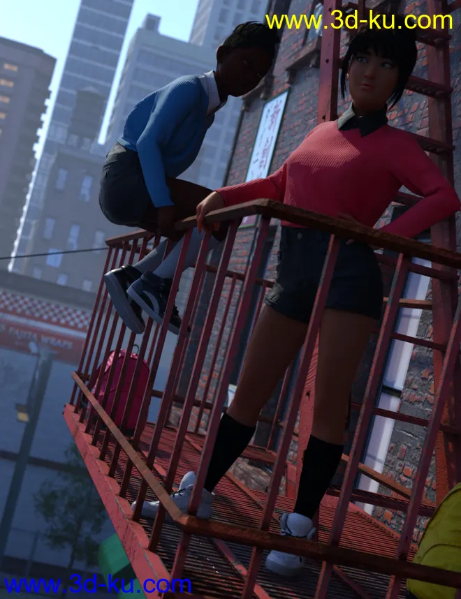 Book Smart Outfit for Genesis 8 Female(s)模型的图片14