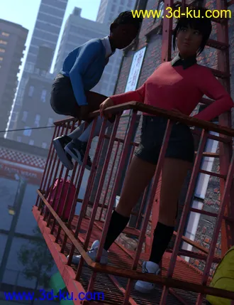 3D打印模型Book Smart Outfit for Genesis 8 Female(s)的图片