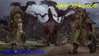3D打印模型Born In Fire for HH Wyvern的图片
