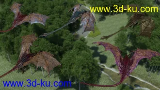 3D打印模型Born In Fire for HH Wyvern的图片