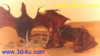 3D打印模型Born In Fire for HH Wyvern的图片