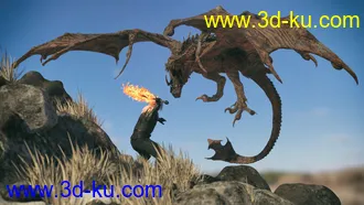 3D打印模型Born In Fire for HH Wyvern的图片