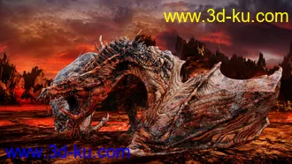3D打印模型Born In Fire for HH Wyvern的图片