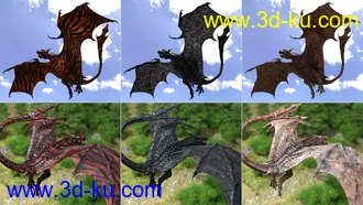 3D打印模型Born In Fire for HH Wyvern的图片