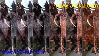 3D打印模型Born In Fire for HH Wyvern的图片