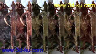 3D打印模型Born In Fire for HH Wyvern的图片