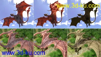 3D打印模型Born In Fire for HH Wyvern的图片