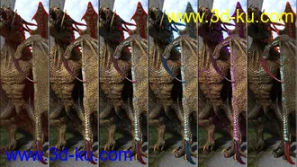 3D打印模型Born In Fire for HH Wyvern的图片