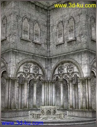 3D打印模型BRC - The Cloister的图片