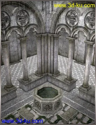 3D打印模型BRC - The Cloister的图片