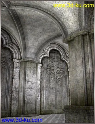 3D打印模型BRC - The Cloister的图片