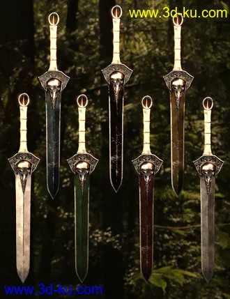 3D打印模型Briton Weapons Collection的图片