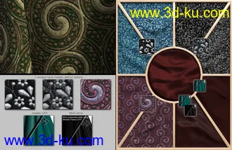 3D打印模型Brocade Iray Shaders - Roundabout的图片