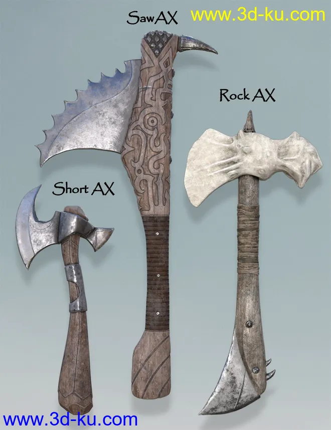 Brutal Axes for Ogre HD模型的图片2
