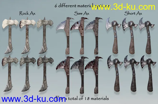 Brutal Axes for Ogre HD模型的图片3