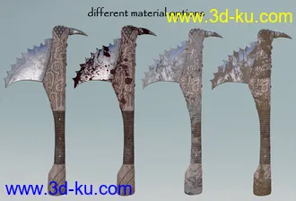 3D打印模型Brutal Axes for Ogre HD的图片