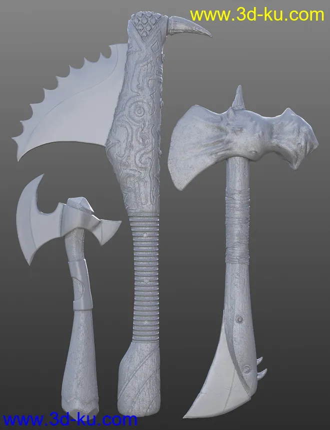Brutal Axes for Ogre HD模型的图片6