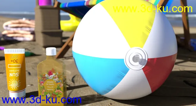 California Summer Beach Props模型的图片6