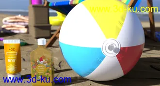 3D打印模型California Summer Beach Props的图片