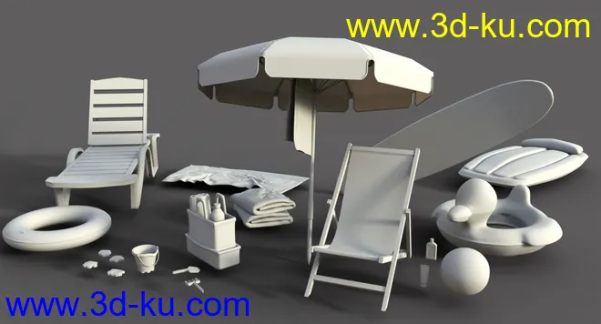 California Summer Beach Props模型的图片7