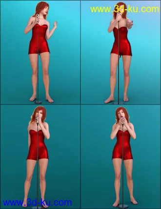 3D打印模型Canary Poses for Genesis 8 Female(s)的图片
